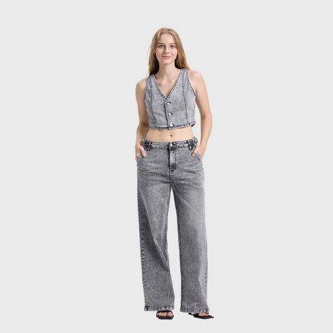 Polera Mujer Gillette Gris Claro Fashion's Park-3