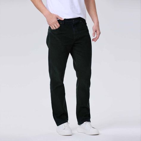 Pantalón Hombre Básico Cotelé Verde Oscuro-1