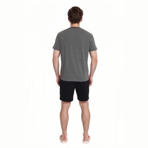 Pijama Print Negro Hombre-1