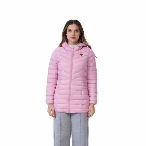 Parka Mujer Larga Palo Rosa Fashion´s Park-0