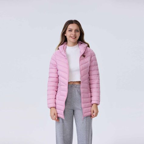 Parka Mujer Larga Palo Rosa Fashion´s Park-1