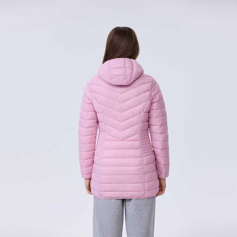 Parka Mujer Larga Palo Rosa Fashion´s Park-2