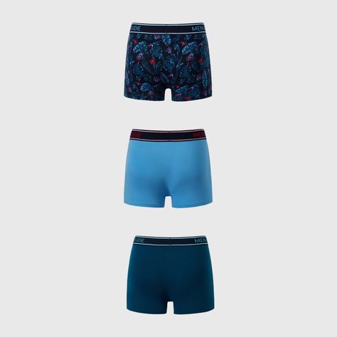 Boxer Hombre Underwear Azul Iii Fashions Park-1