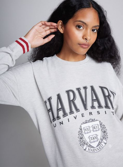 Polerón Manga Larga Hoodie Name And Logo Harvard-2