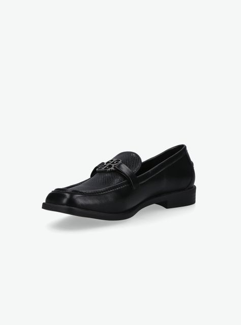 Mocasín Efecto Cuero con Hebilla Mujer-2