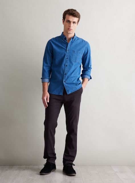 Camisa Manga Larga Denim-4