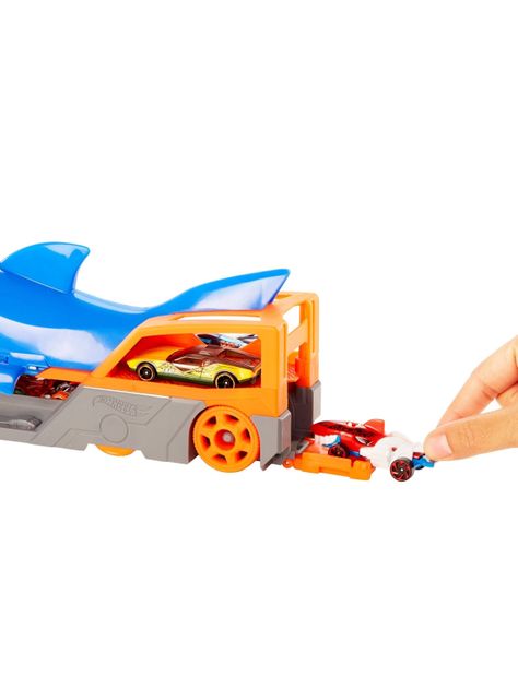 Auto Hot Wheels City Remolque Tiburón-1