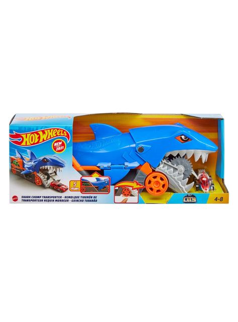 Auto Hot Wheels City Remolque Tiburón-3