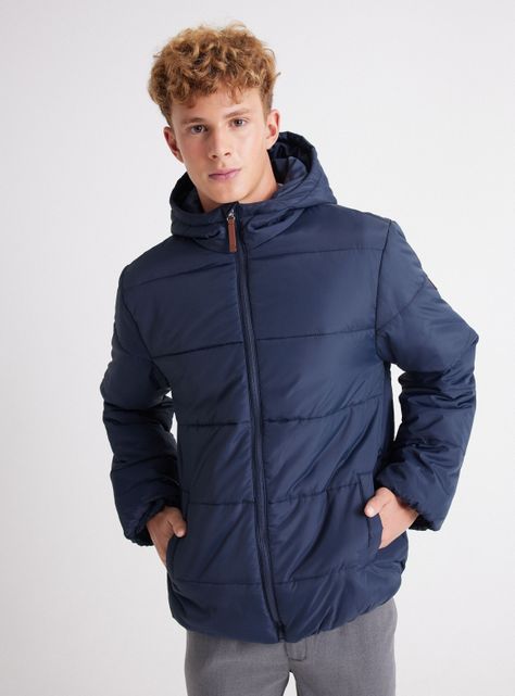 Parka Azul Niño Talla S A Xl-0