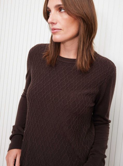 Sweater con Textura Frontal y Largo Hi-Low-2
