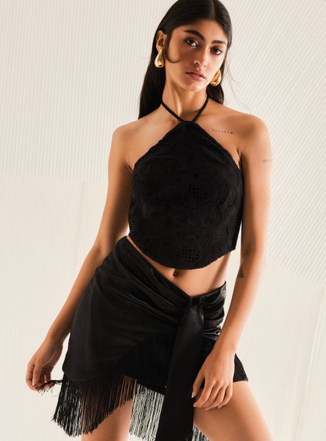 Blusa Colaboración María Guldman de Macramé-2