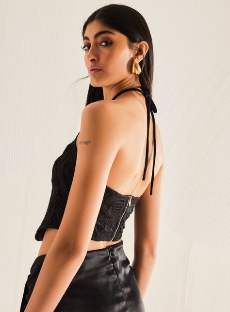 Blusa Colaboración María Guldman de Macramé-3