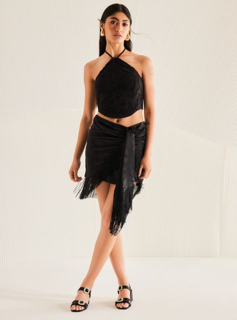 Blusa Colaboración María Guldman de Macramé-4