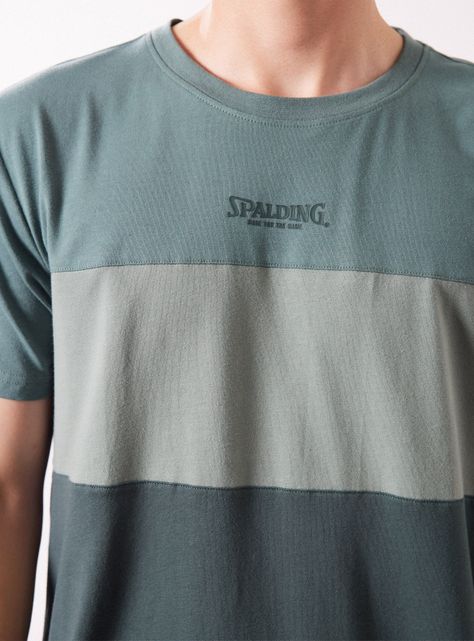 Polera Manga Corta Color Block-3
