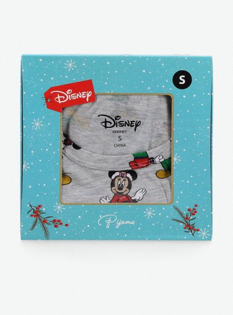 Pijama Disney Navidad Minnie y Mickey Full Print en Caja-6
