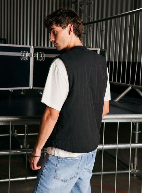 Chaqueta Casual Sin Mangas-1