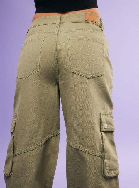 Jeans Bolsillos Cargo Color-3