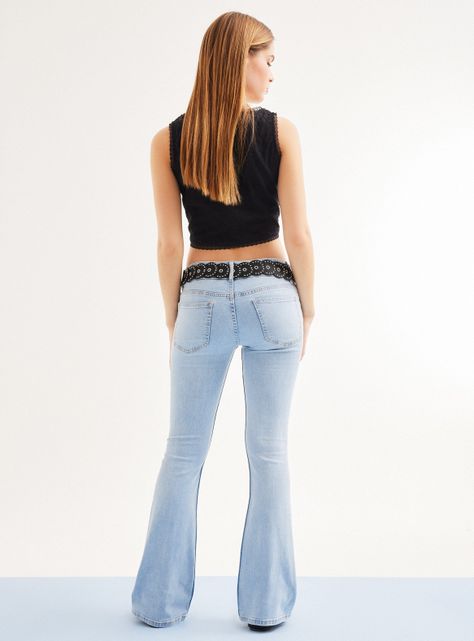 Jeans Fit Boot Cut Tiro Bajo-5