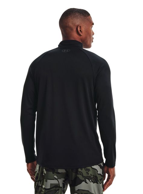 Polera Under ArmourTech 2.0 Zip Hombre Negro-1