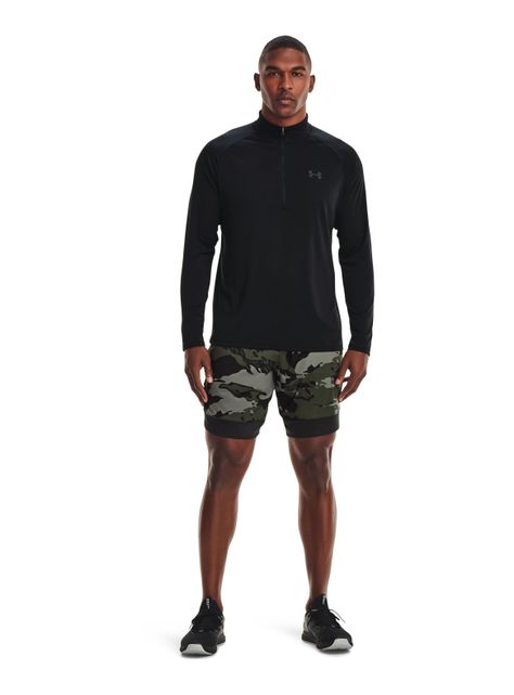 Polera Under ArmourTech 2.0 Zip Hombre Negro-2