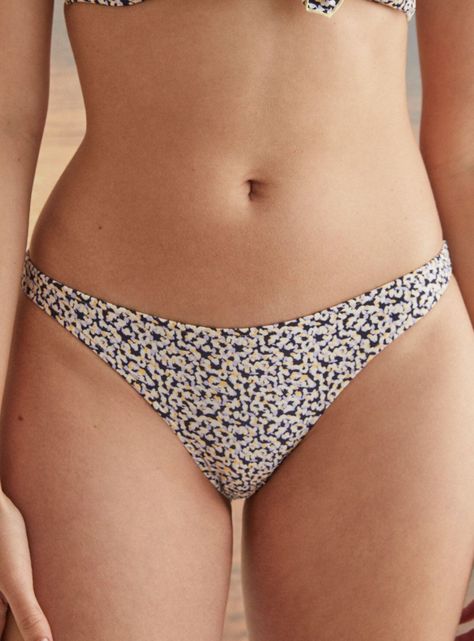 Calzón Bikini Flores Blanco-0