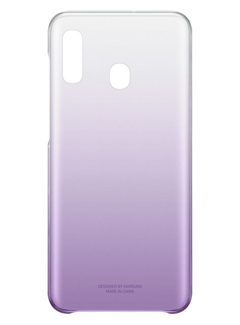 Carcasa Samsung Gradation para Galaxy A20 Violeta-0
