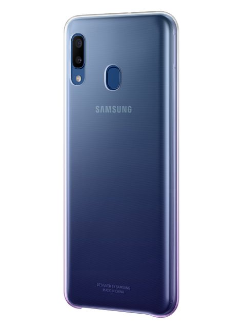 Carcasa Samsung Gradation para Galaxy A20 Violeta-1