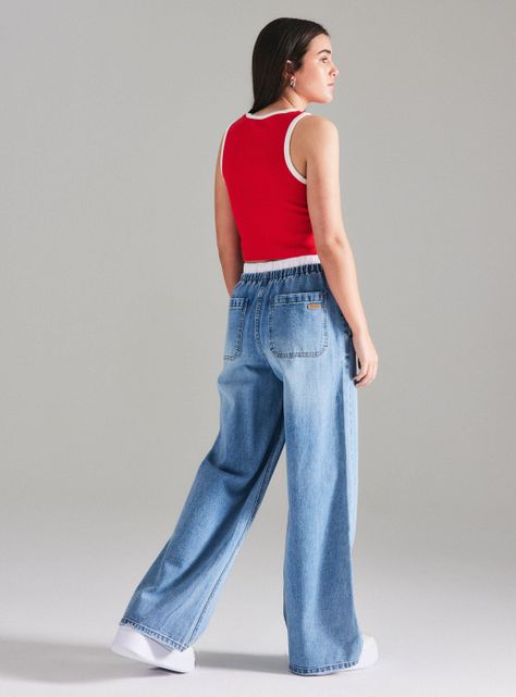 Jeans con Pretina Falsa-5