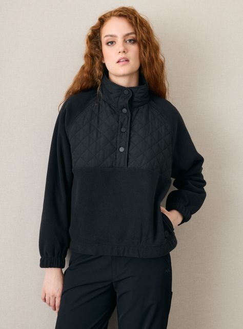 Polar Cuello Alto Diseño Quilt-0