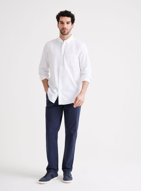 Camisa Semi Oxford Algodón-4