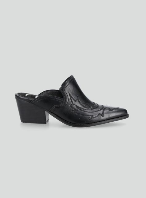 Babucha Western Taco Cono Mujer-1