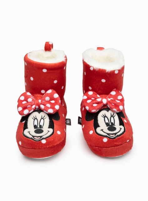 Pantufla Bota  Puntos Minnie Niña-0