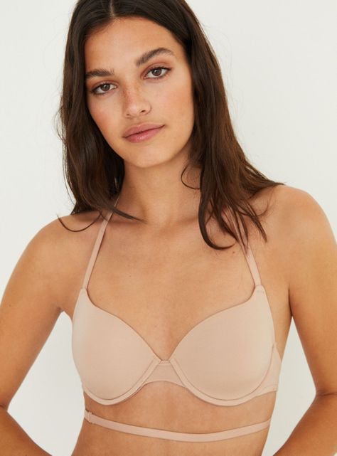 Sujetador Multiposición Microfibra Beige Beautiful-0