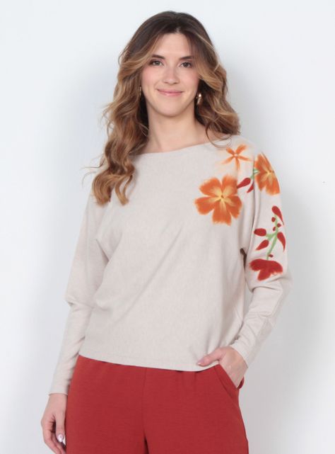 Sweater Manga 3/4 con Sublimado en Hombro-0