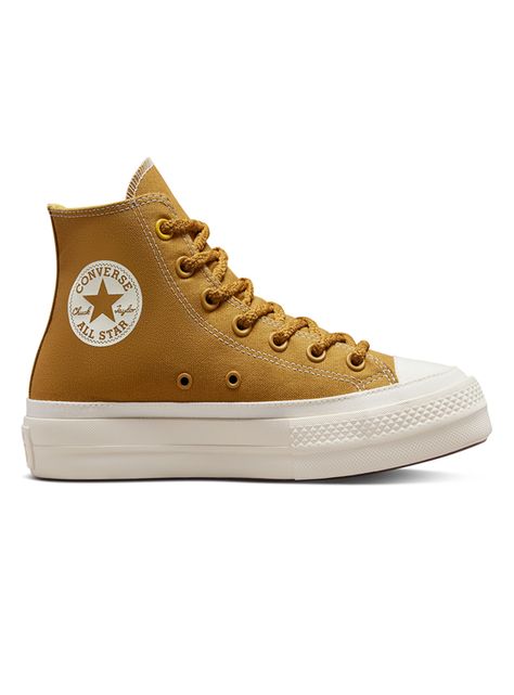 Zapatilla Urbana Lift Amariilo Plataforma-0