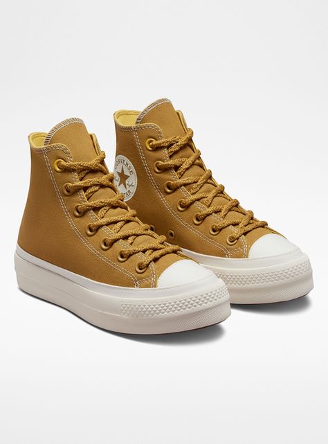 Zapatilla Urbana Lift Amariilo Plataforma-1