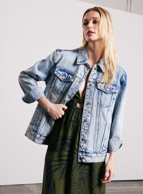 Chaqueta Denim Lavada-0