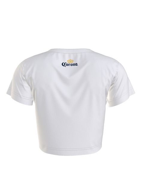 Polera Crop Top  Corona Manga Corta-1