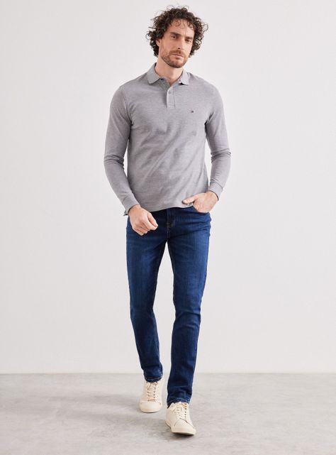 Polera Modelo Classic Half Boton TH-4