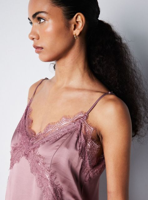 Blusa Lencera Encaje Satín-2