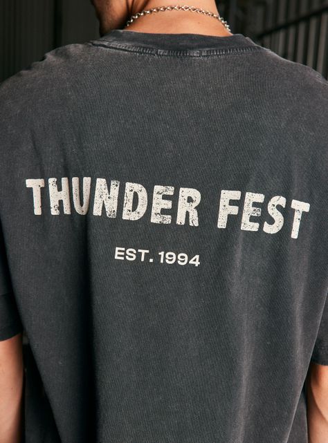 Polera Thunder Fest Print-3
