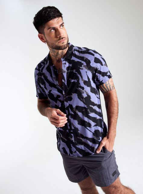 Camisa de Vestir Pincelazos-0