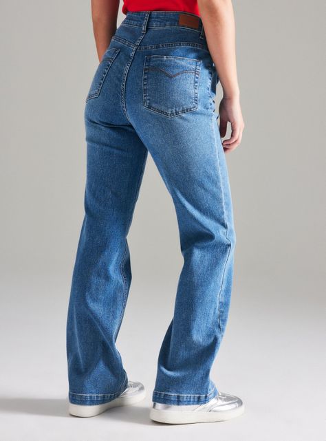 Jeans Kick Flare Bolsillos Delanteros 01-1