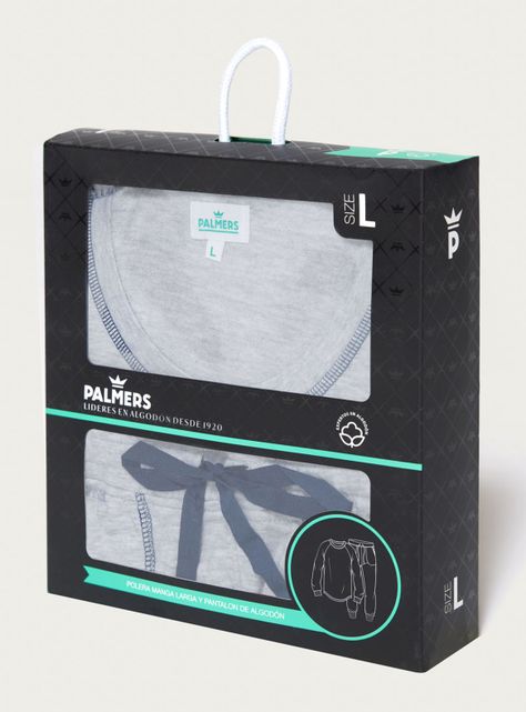 Pijama Largo Algodón French Gris-4