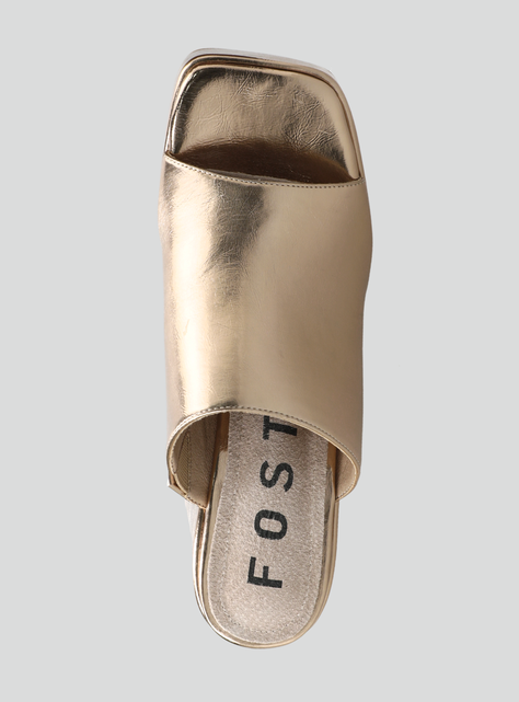 Sandalia de Taco Alto Slip On Textura Croco Mujer-3