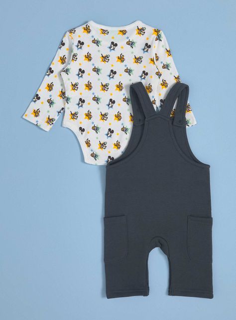 Conjunto de Jardinera y Body de Mickey-1