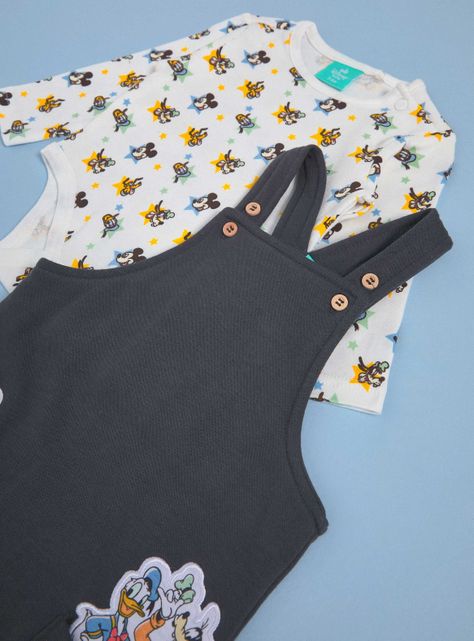 Conjunto de Jardinera y Body de Mickey-2