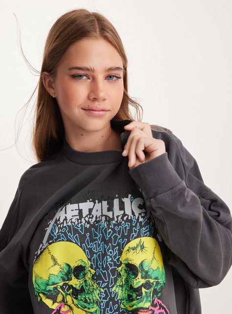 Polerón Banda Crewneck Metallica-2