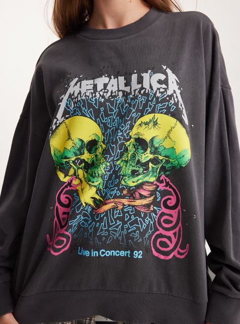 Polerón Banda Crewneck Metallica-3