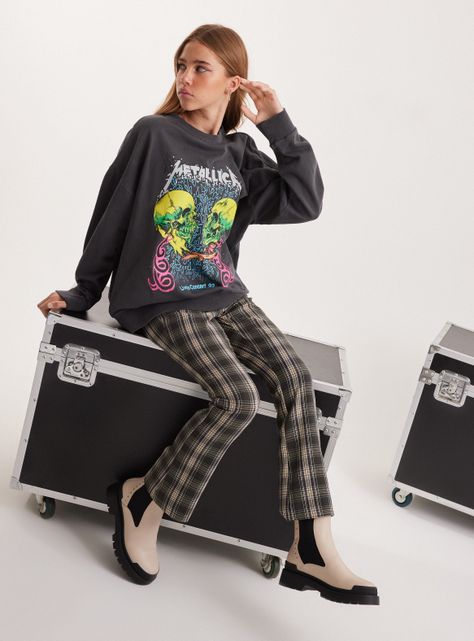 Polerón Banda Crewneck Metallica-4